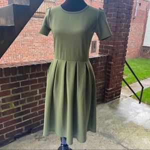 NWT Lula Roe Green Dress